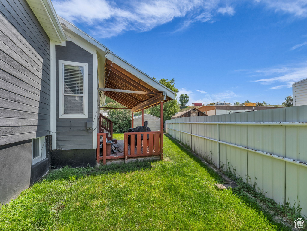 View of yard