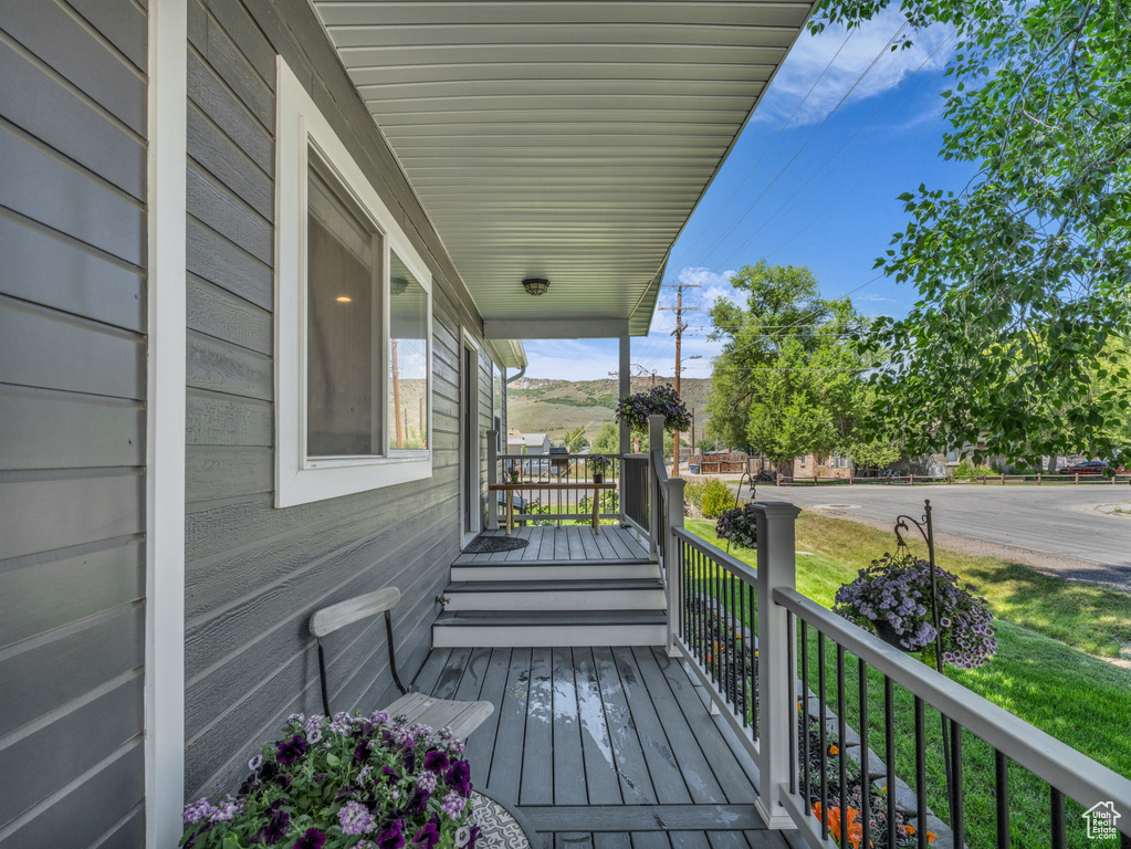 View of porch