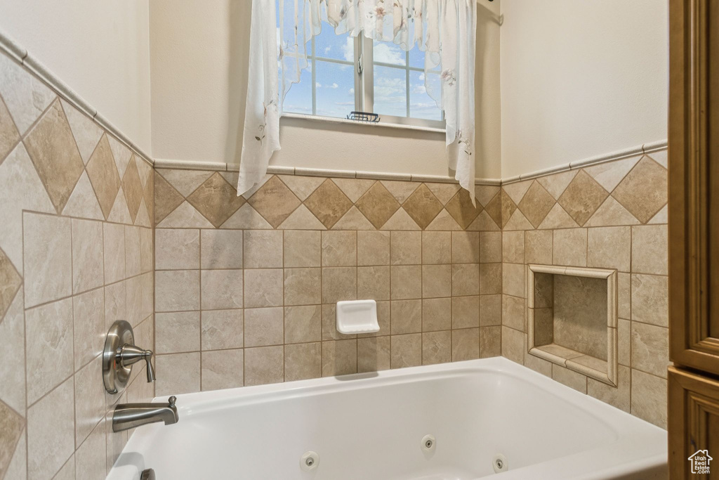 View of full bath