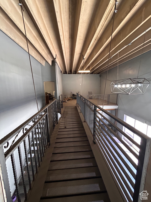 View of staircase