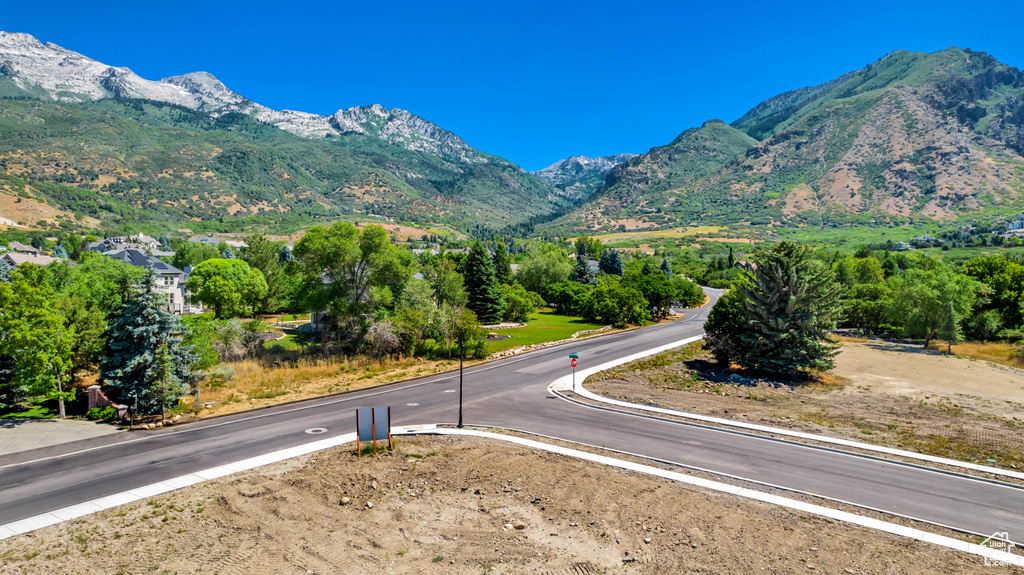View of mountain background