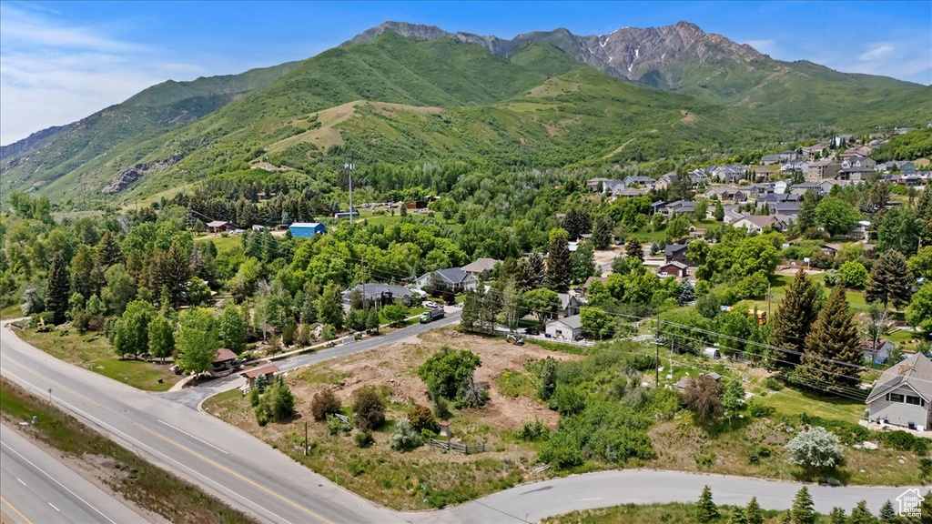 View of mountain background