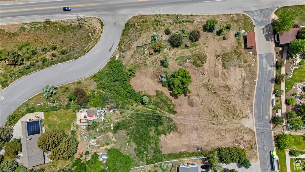 Aerial view of property and surrounding area