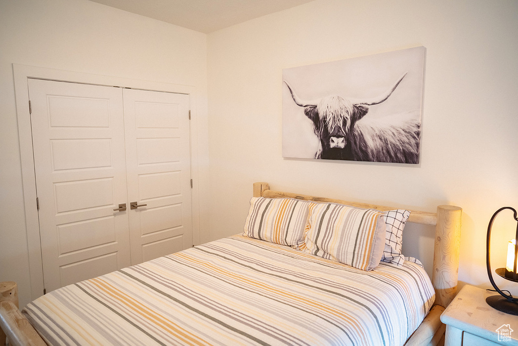 Bedroom with a closet