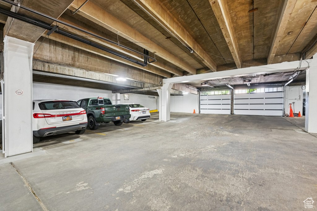 View of parking garage