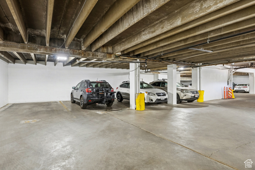 View of parking garage