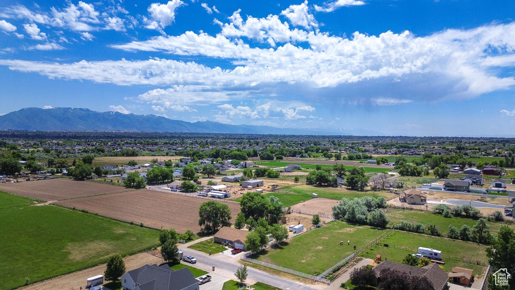 Bird\'s eye view of mountains