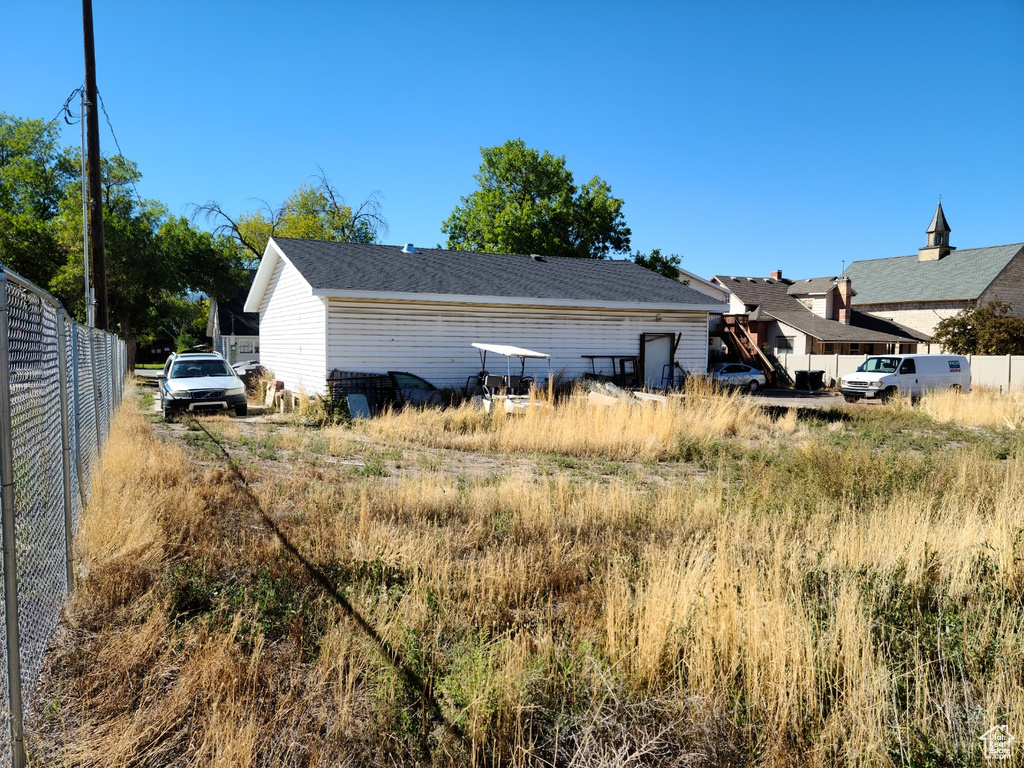 View of back of property