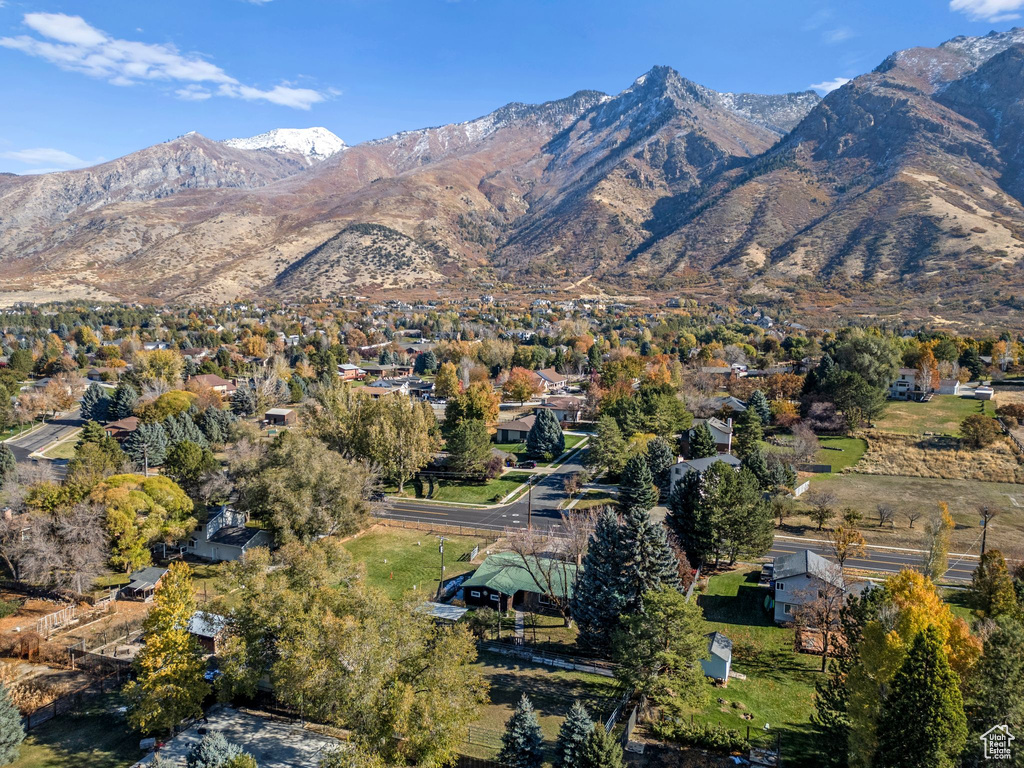 View of mountain backdrop