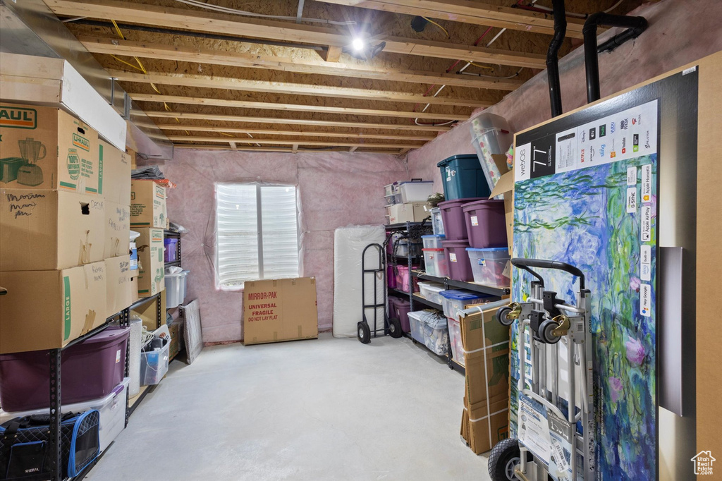 View of basement