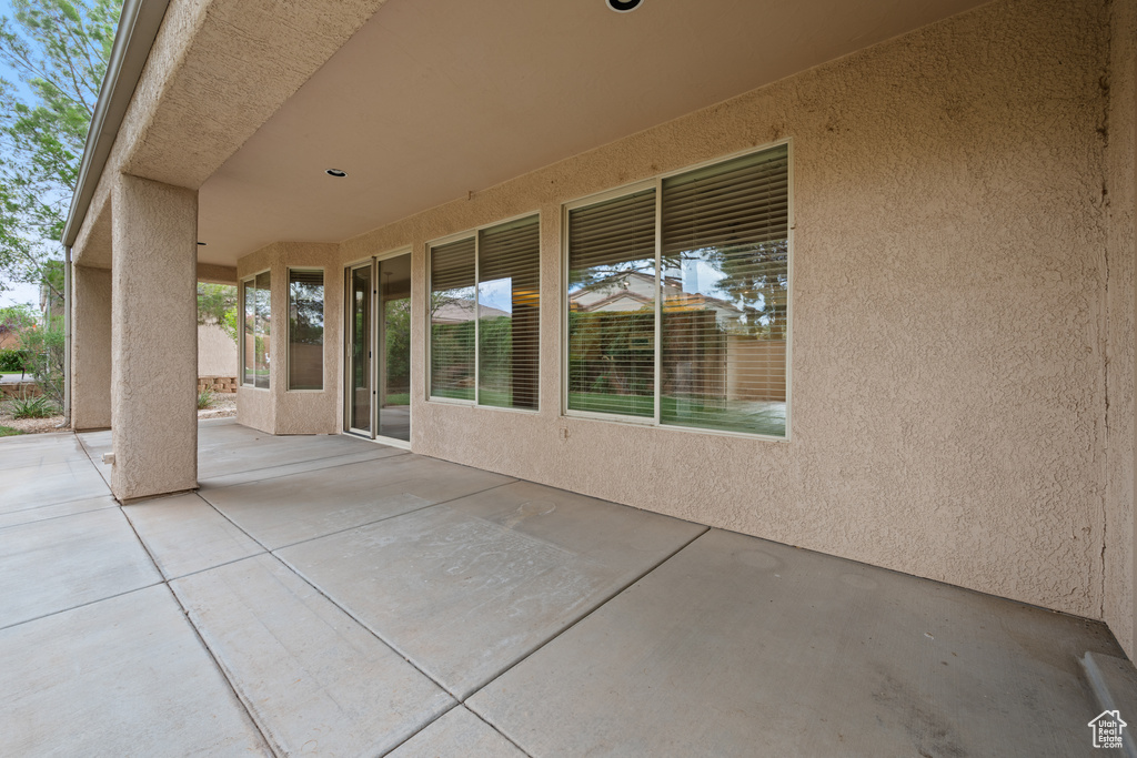 View of patio