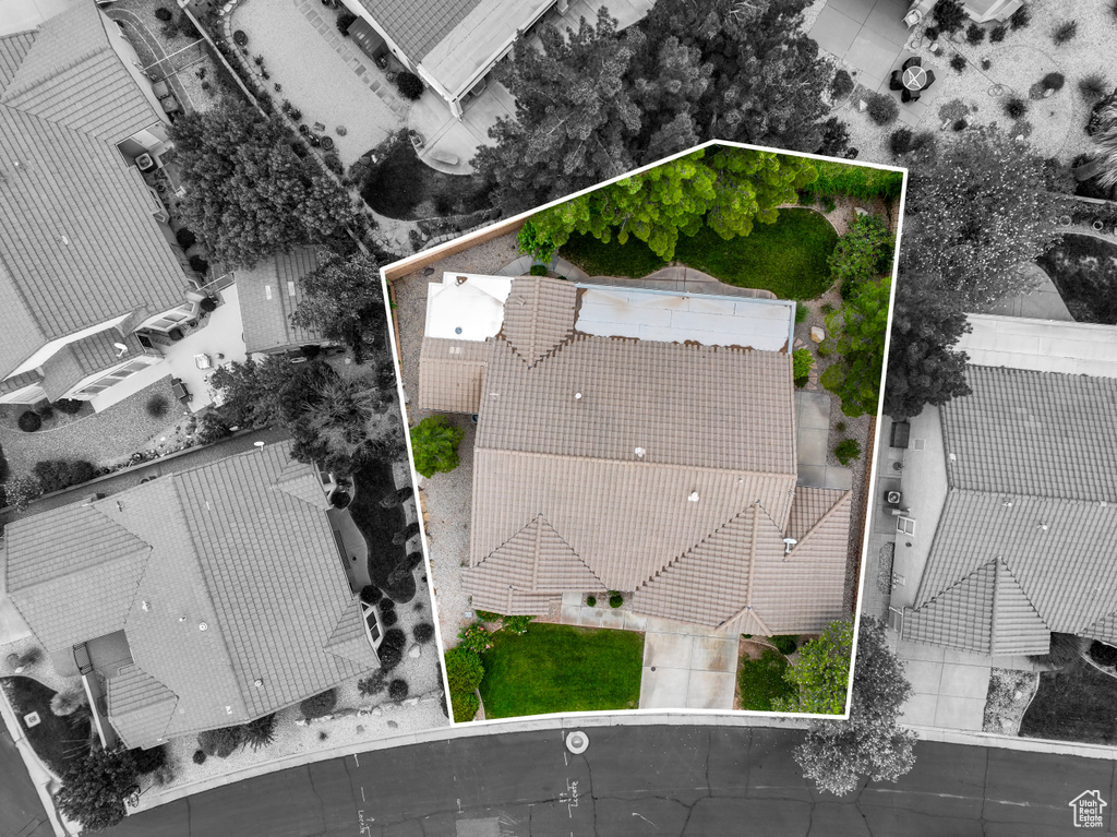 View of property location featuring property parcel outlined
