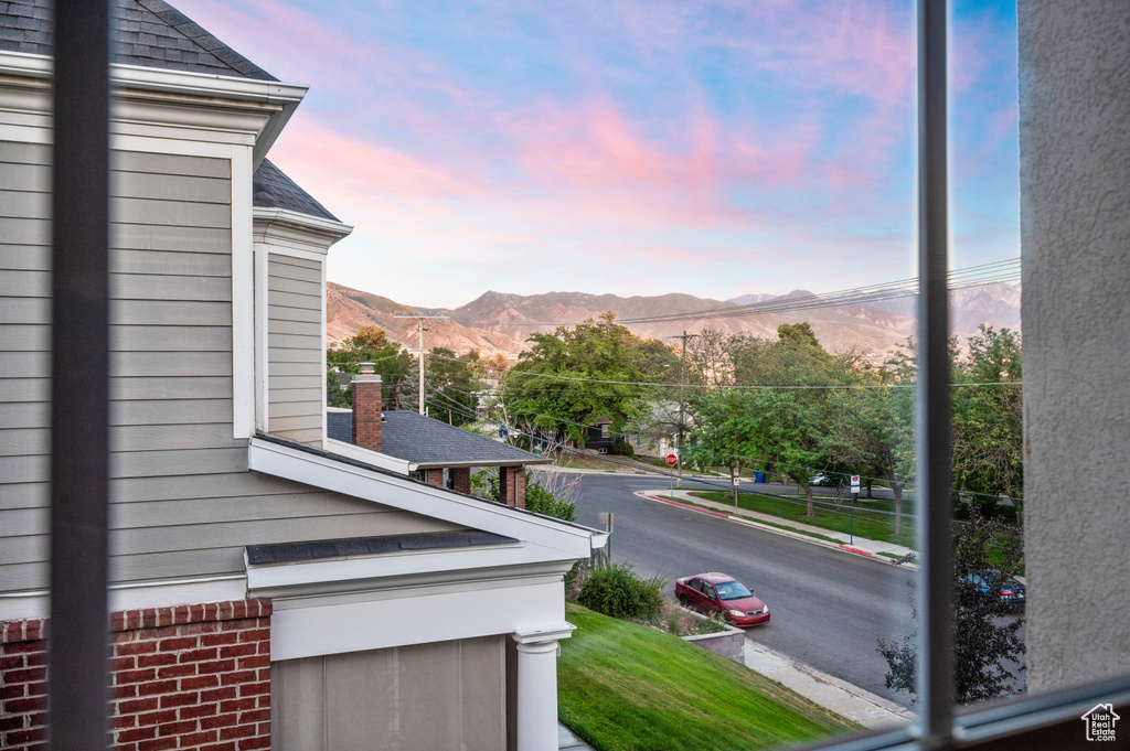 View of mountain backdrop