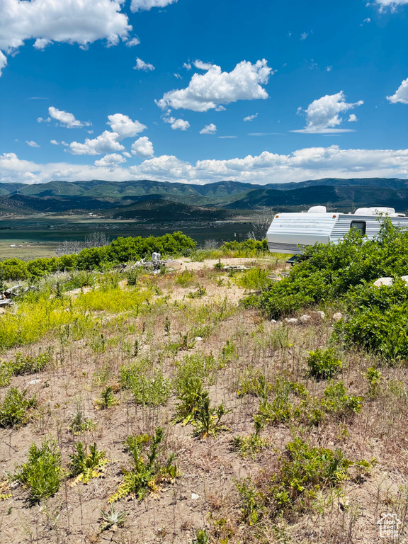 View of mountain backdrop