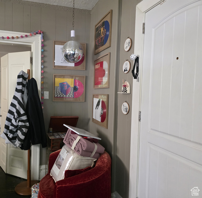 Laundry room with washer and clothes dryer