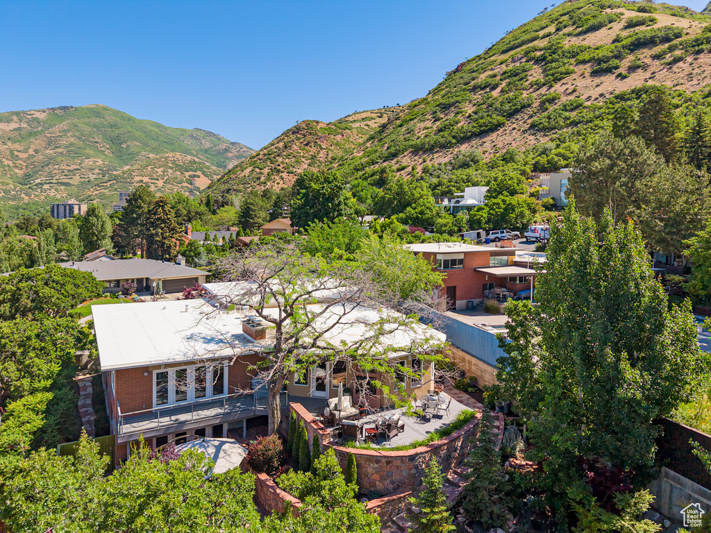 View of mountain background