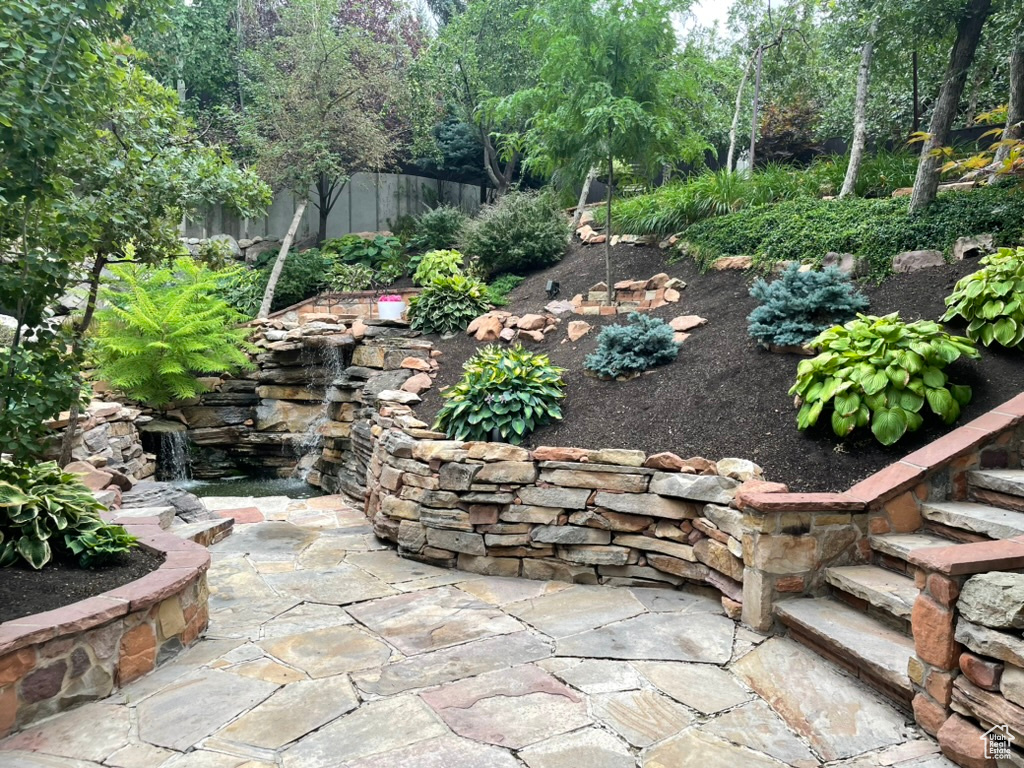 View of patio