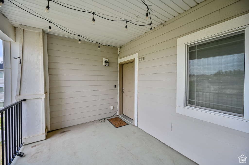 Doorway to property