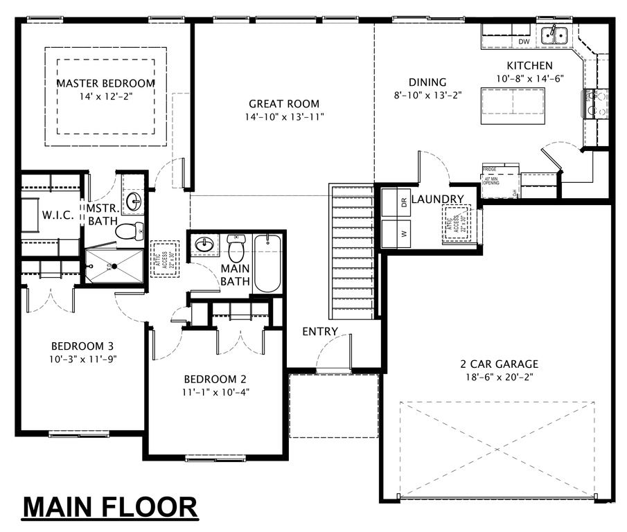 View of floor plan / room layout