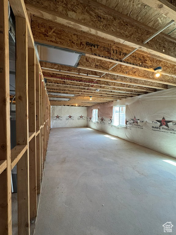 View of basement
