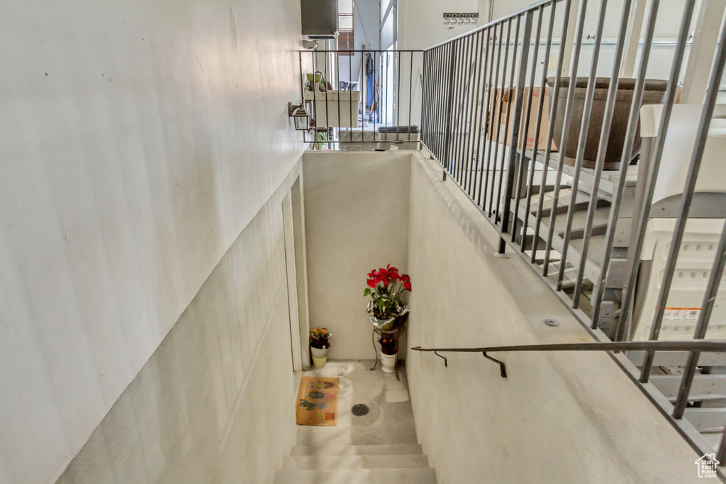 View of stairway