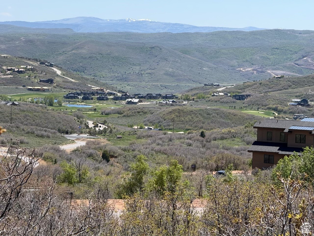 View of mountain background