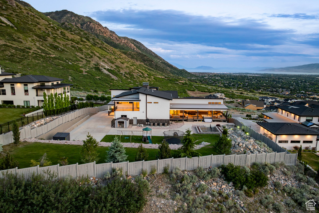 View of mountain backdrop