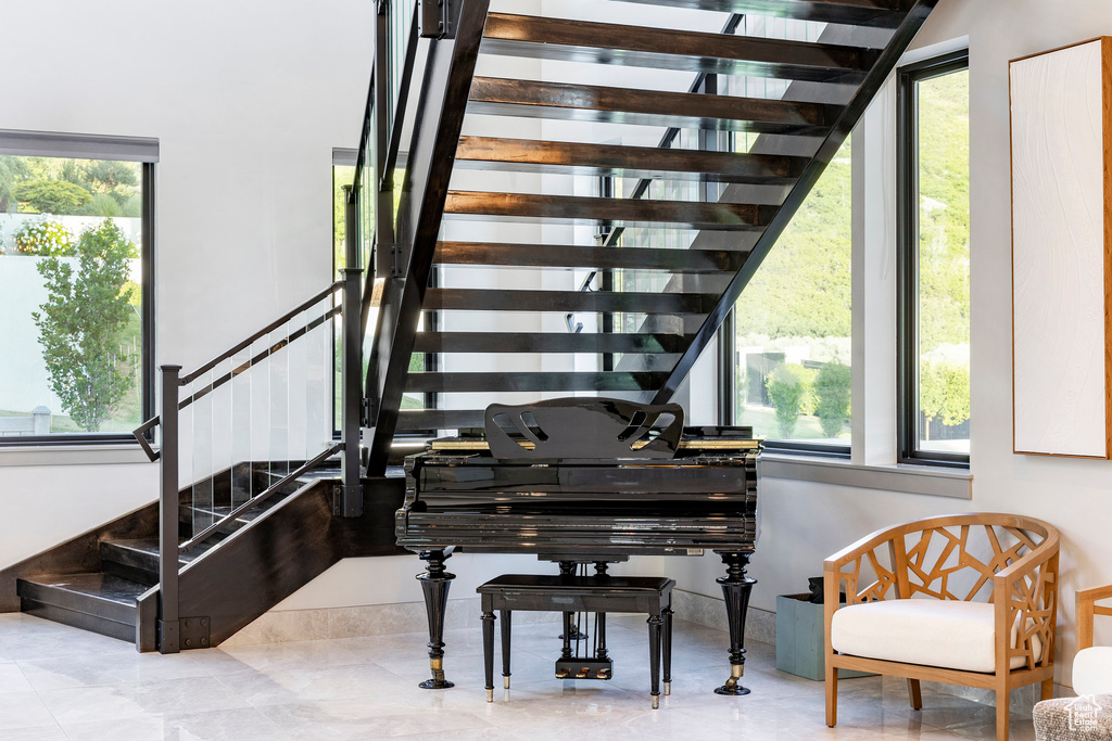 View of stairs