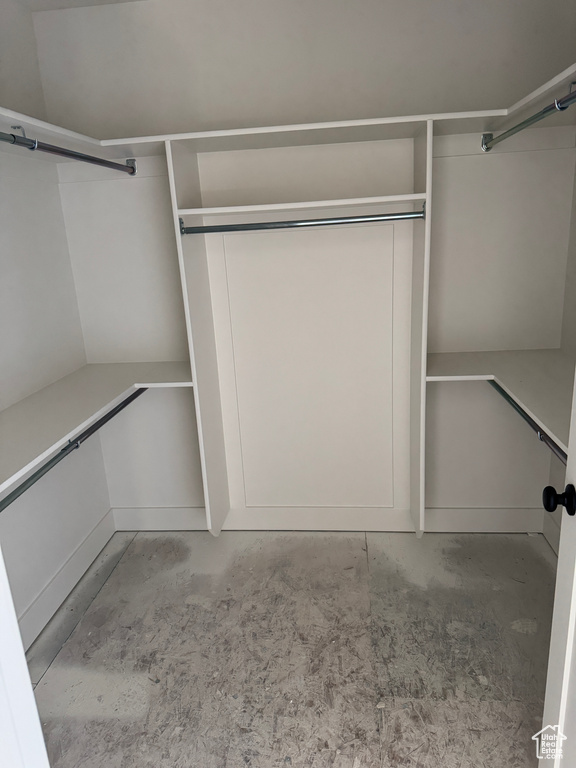 View of spacious closet