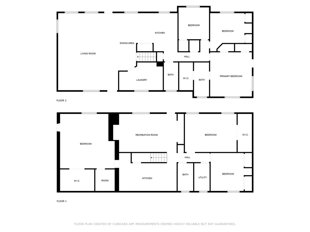 View of floor plan / room layout