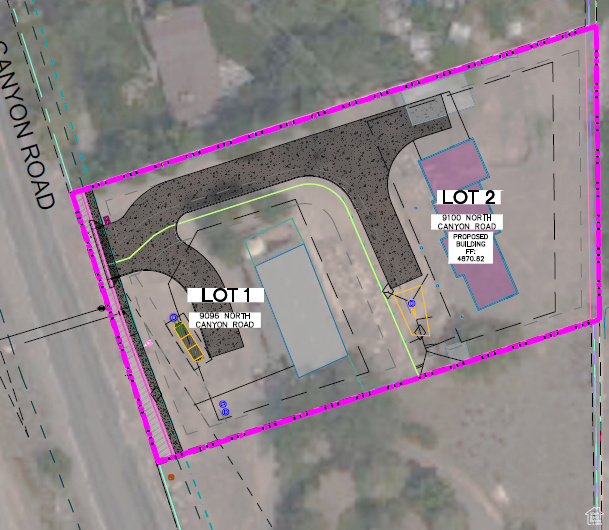 Map / location featuring property parcel outlined