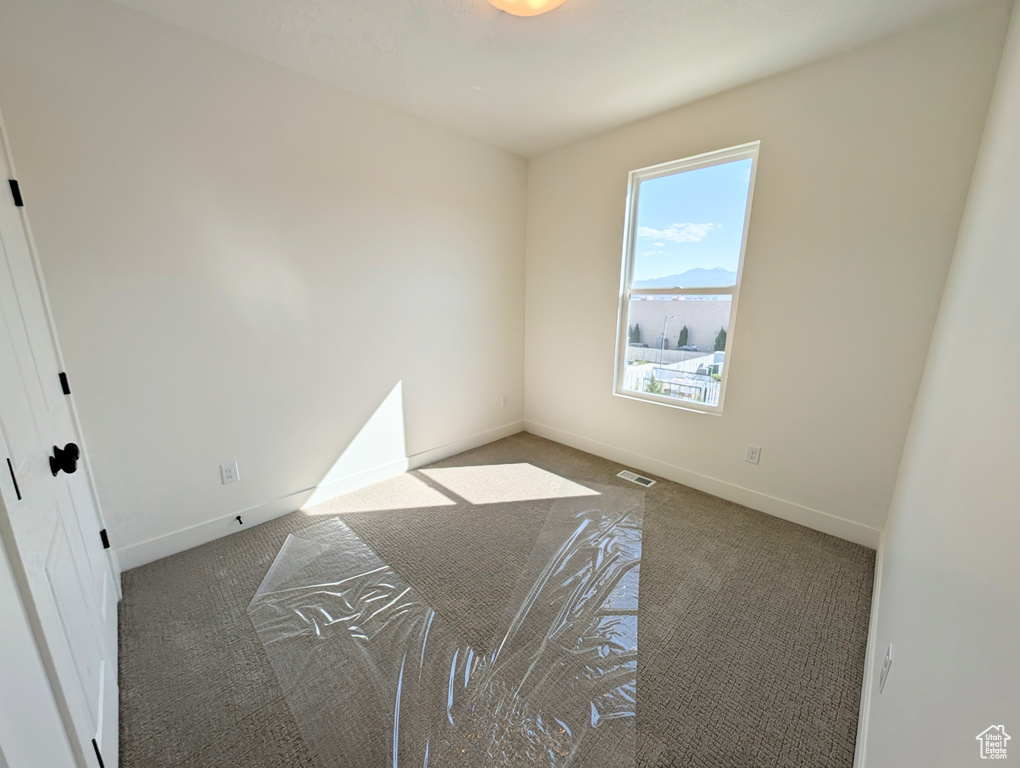 Spare room with carpet flooring