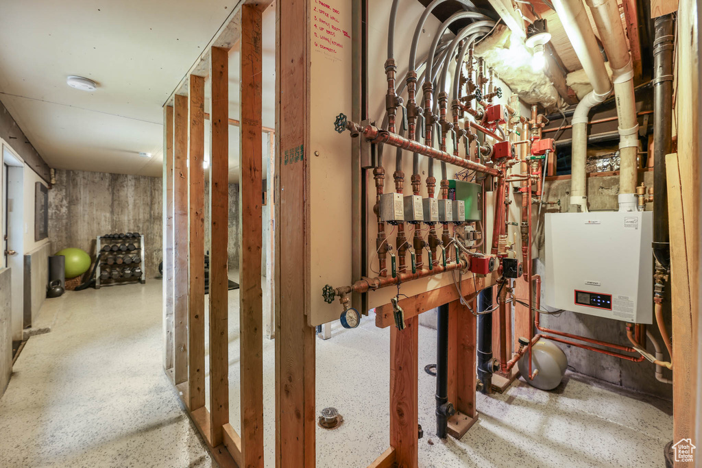 Utilities featuring water heater