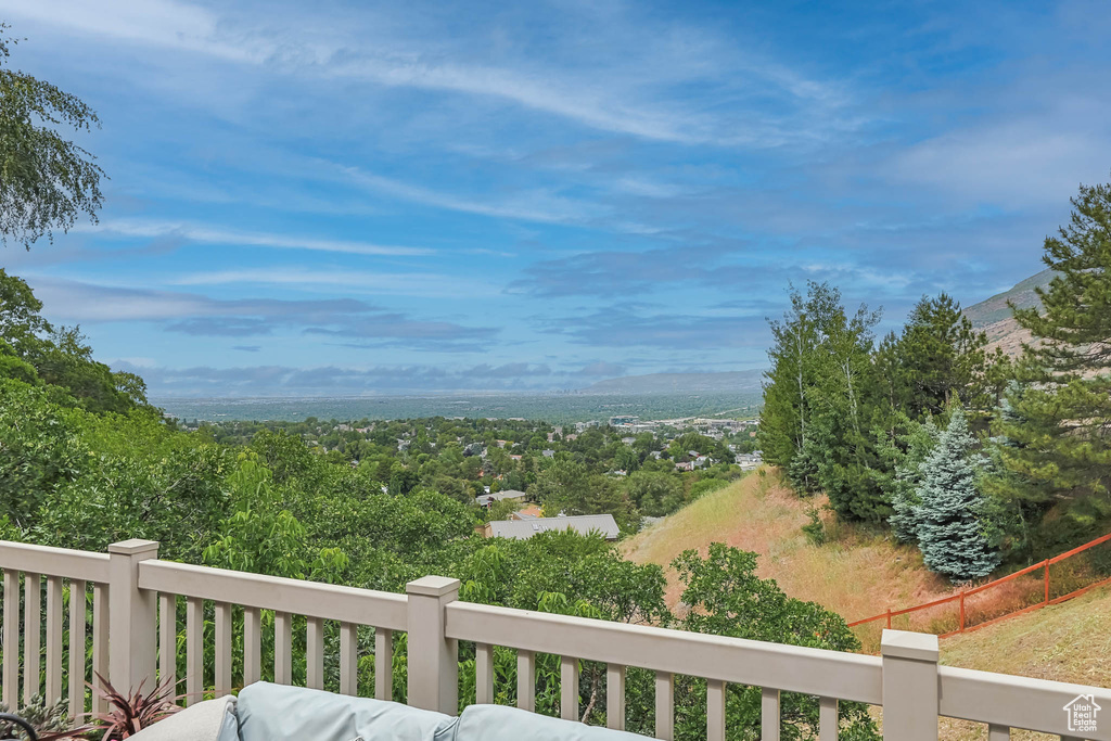 View of mountain backdrop