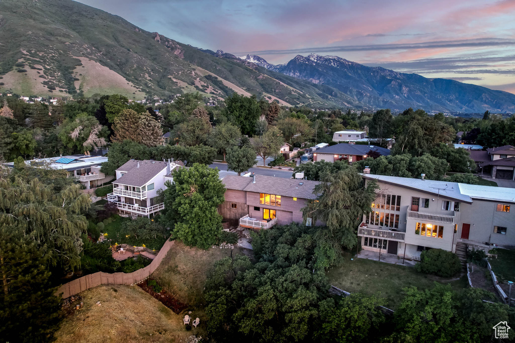 View of mountain background