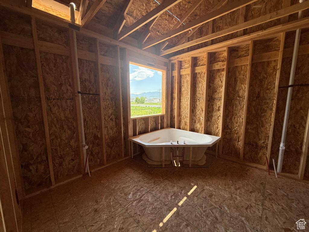 Bathroom featuring a freestanding bath