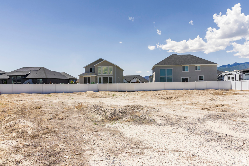 Back of property