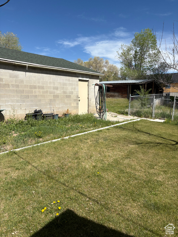 View of yard