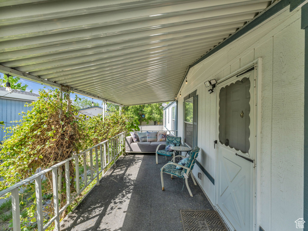 View of patio