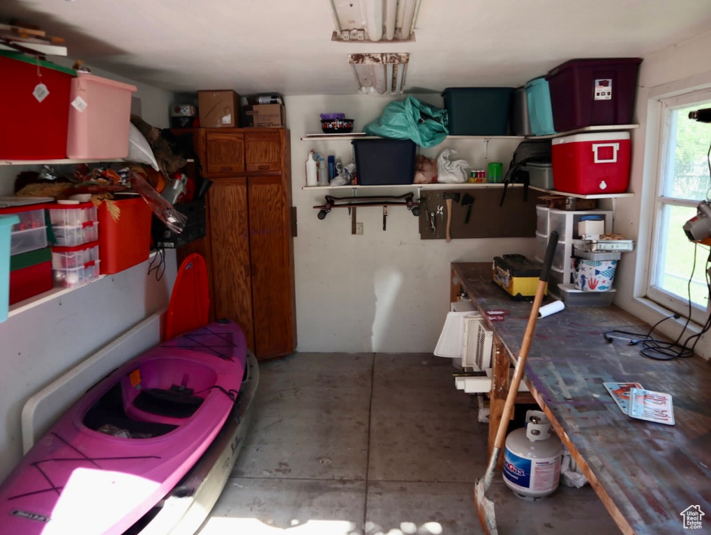 View of storage room