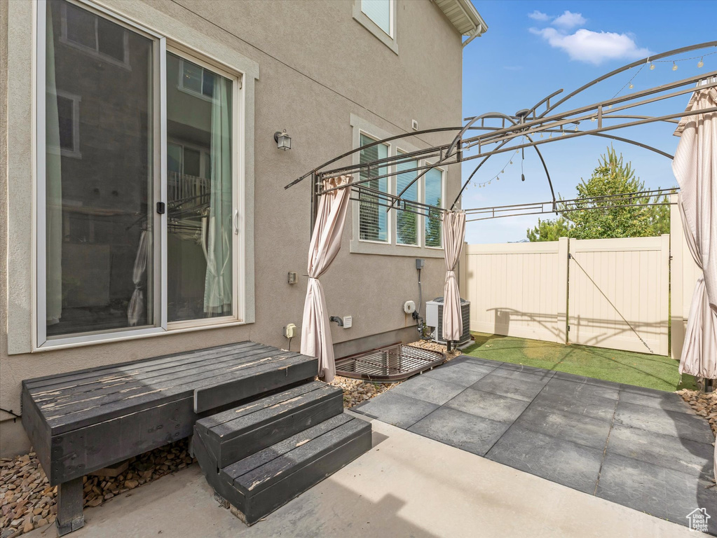 View of patio