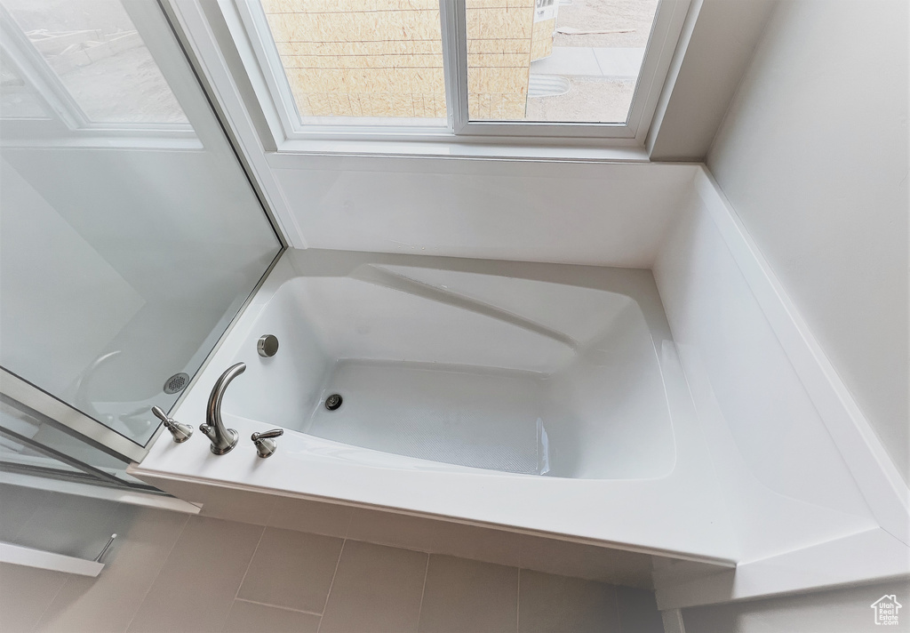 Bathroom featuring a bath