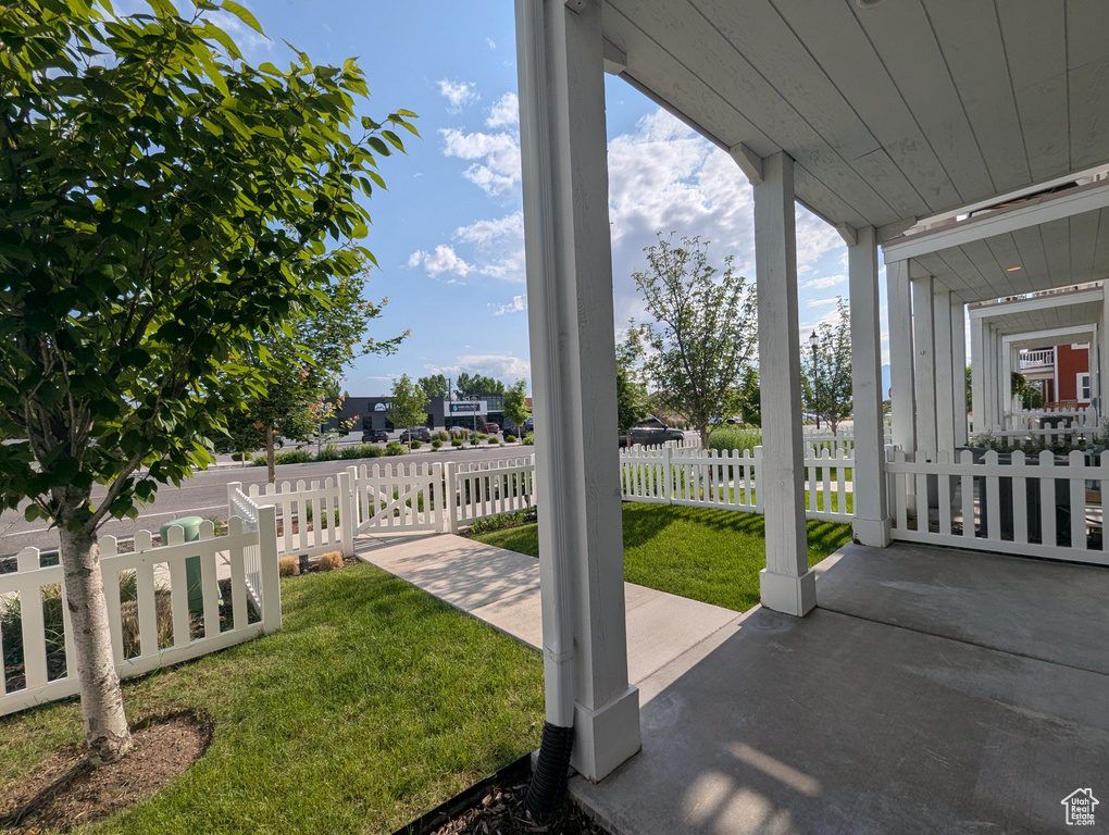 View of patio