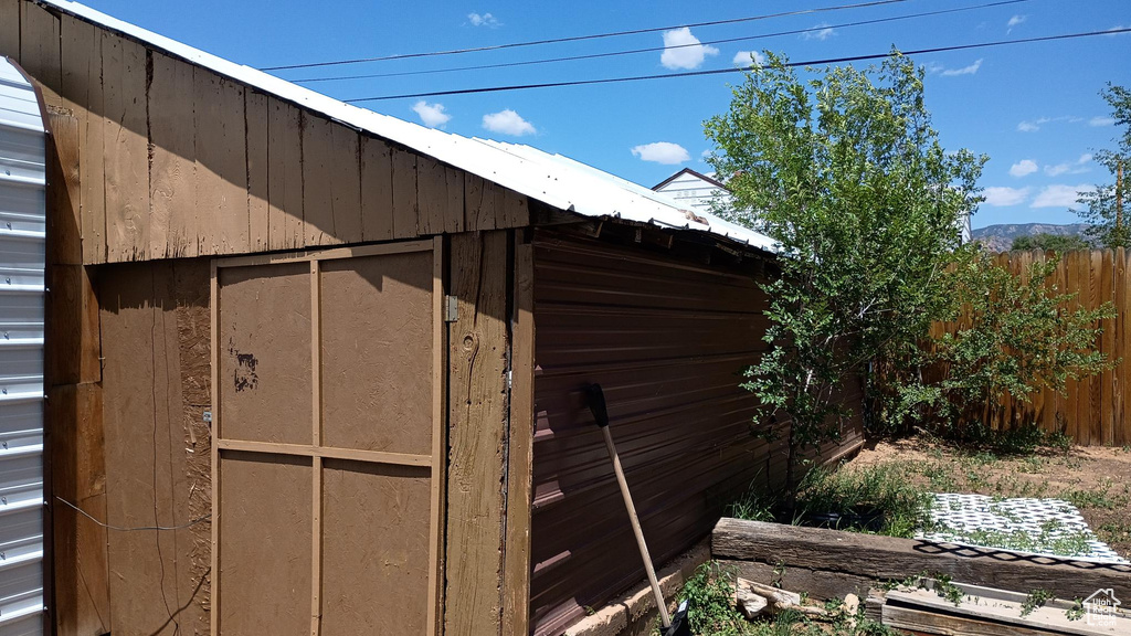 View of shed