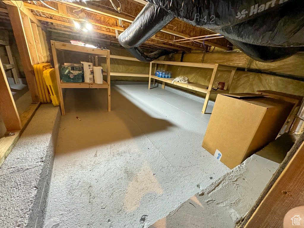 View of basement