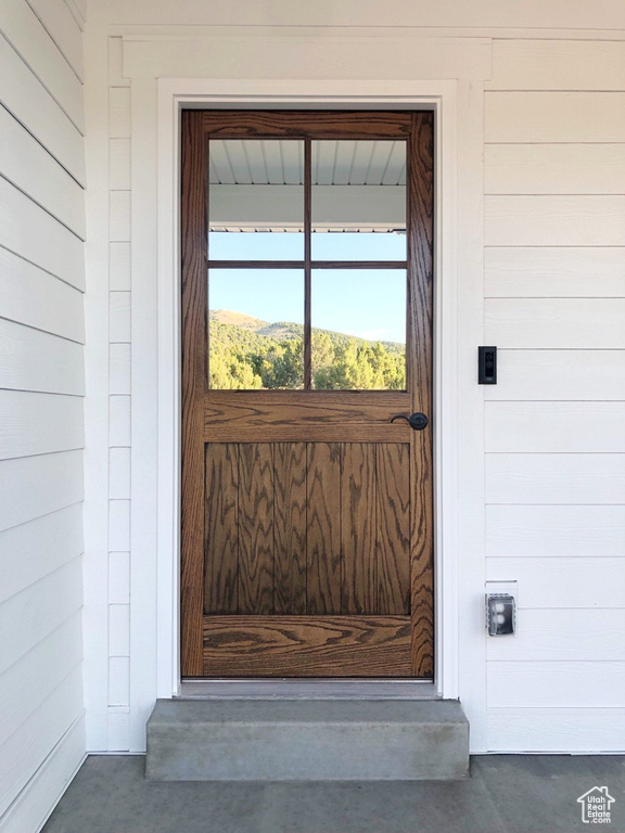 Entrance to property