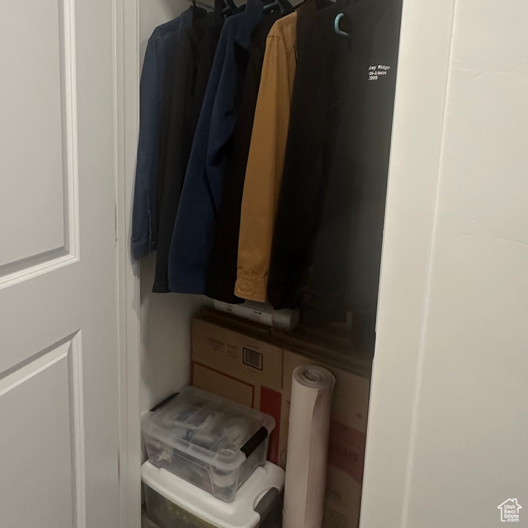 View of closet