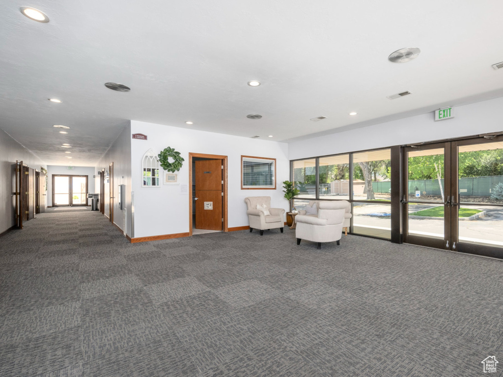 Lobby featuring recessed lighting