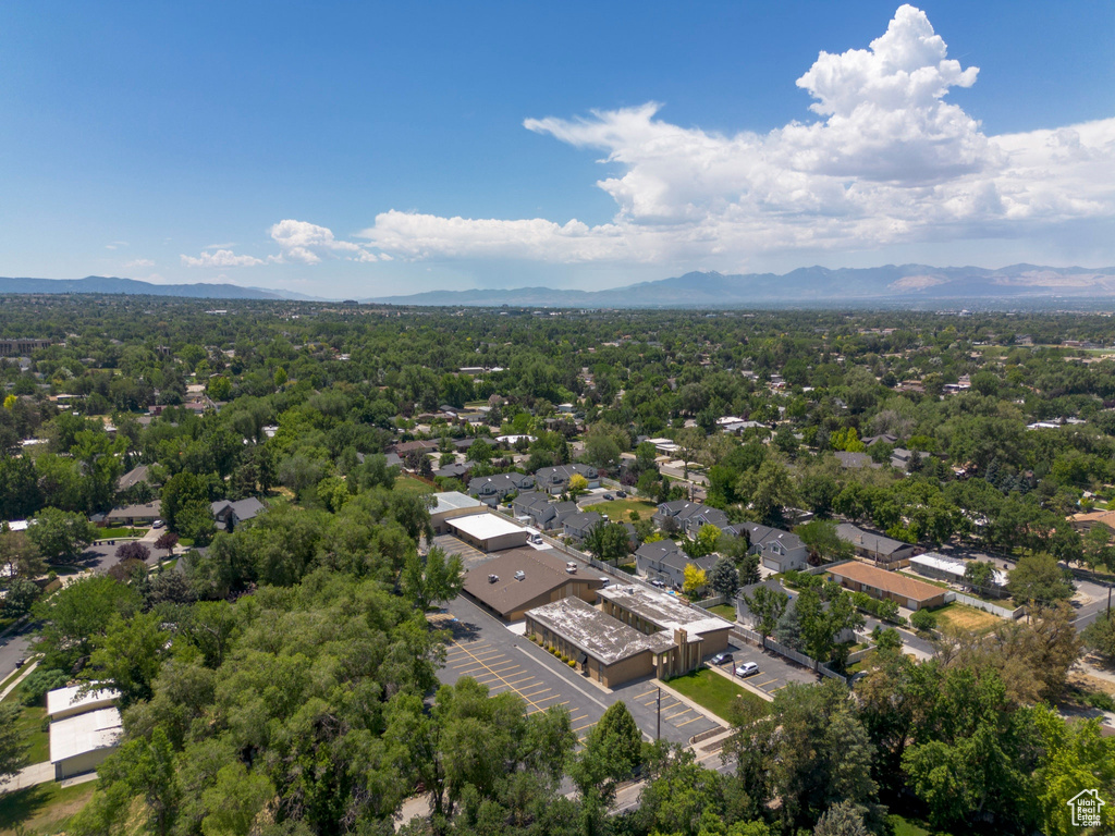 Aerial view of mountains