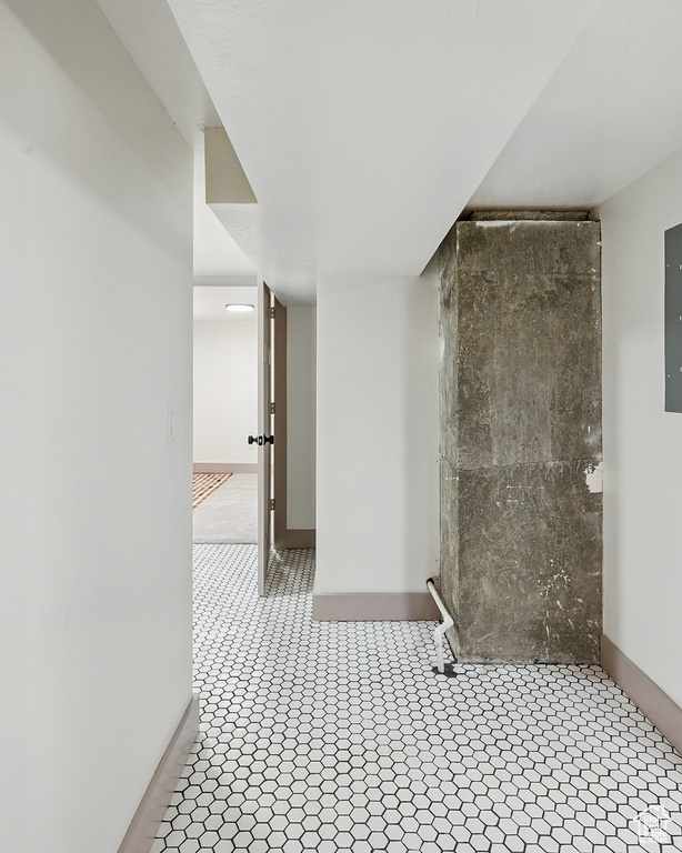 Bathroom featuring baseboards
